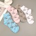 Women Cotton Personality Funny Pattern Breathable Sweat  absorbent Tube Socks